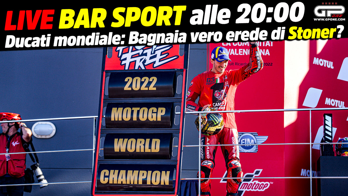 MotoGP LIVE Bar Sport Alle 20 Ducati Mondiale Bagnaia Vero Erede Di