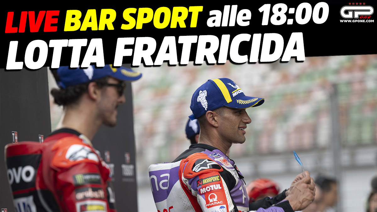 MotoGP LIVE Bar Sport alle 18 00 Bagnaia vs Martin Ora è lotta