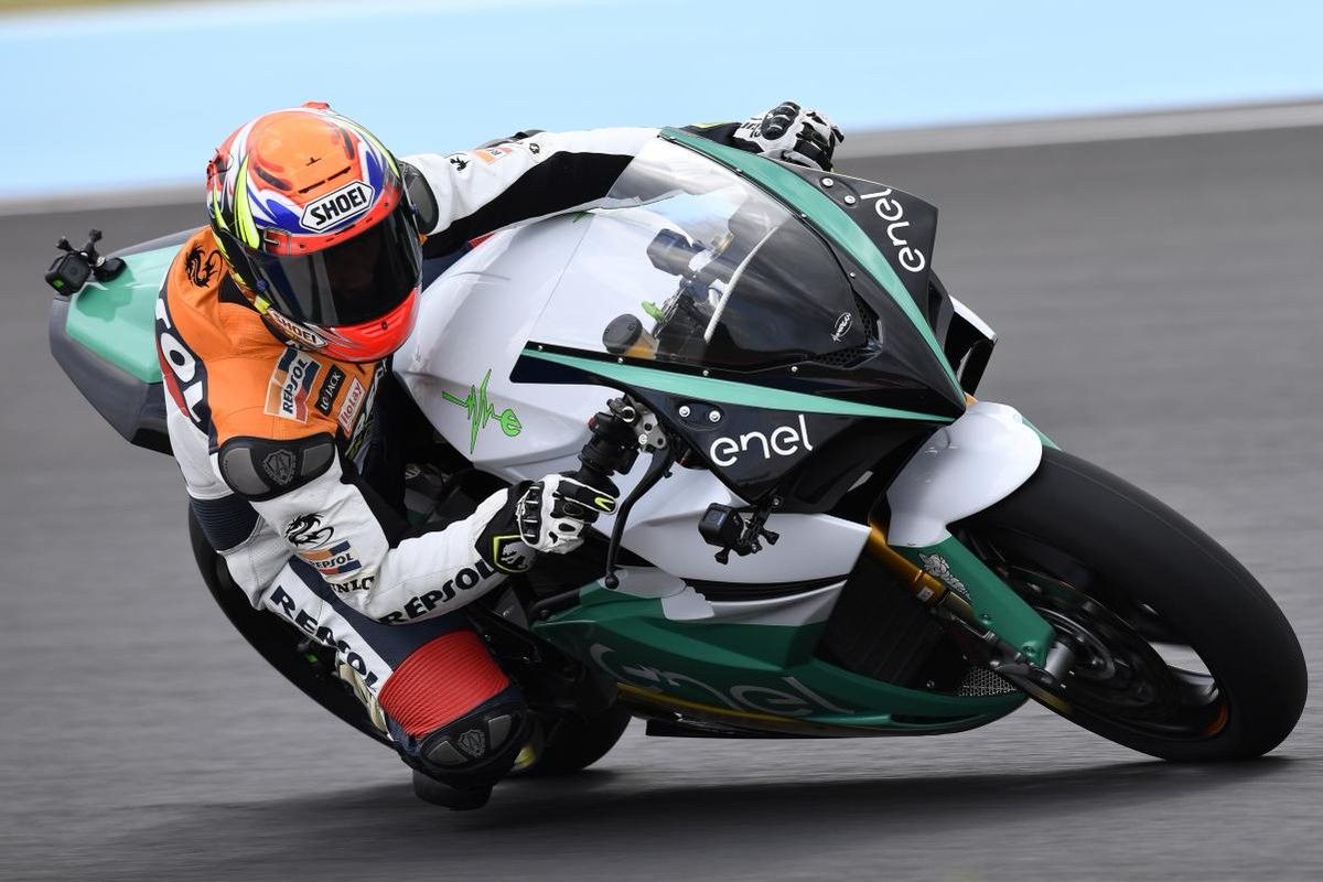 MotoGP Porto Tested Energica The MotoE Bike It Rides Like A 2