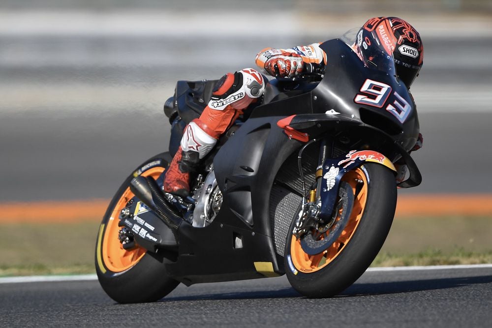 MotoGP Honda  2019  technical tests with Marquez at Misano 