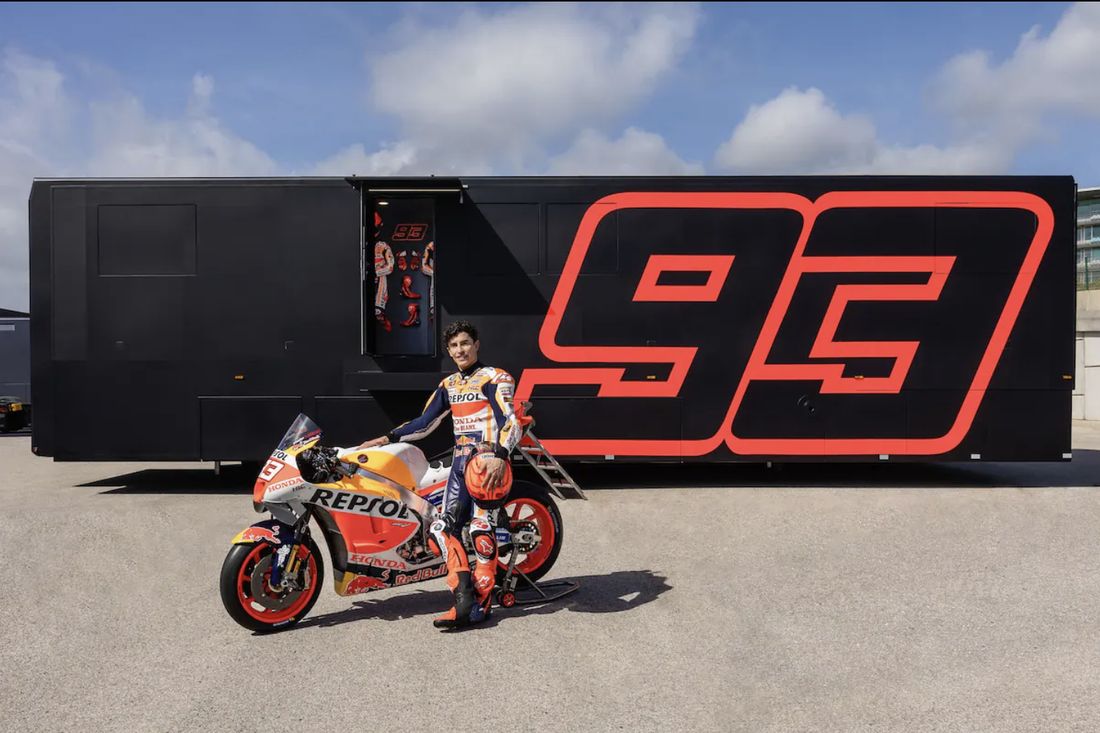 Motogp Un Gp Di Barcellona Da Marc Marquez Il Suo Motorhome Su