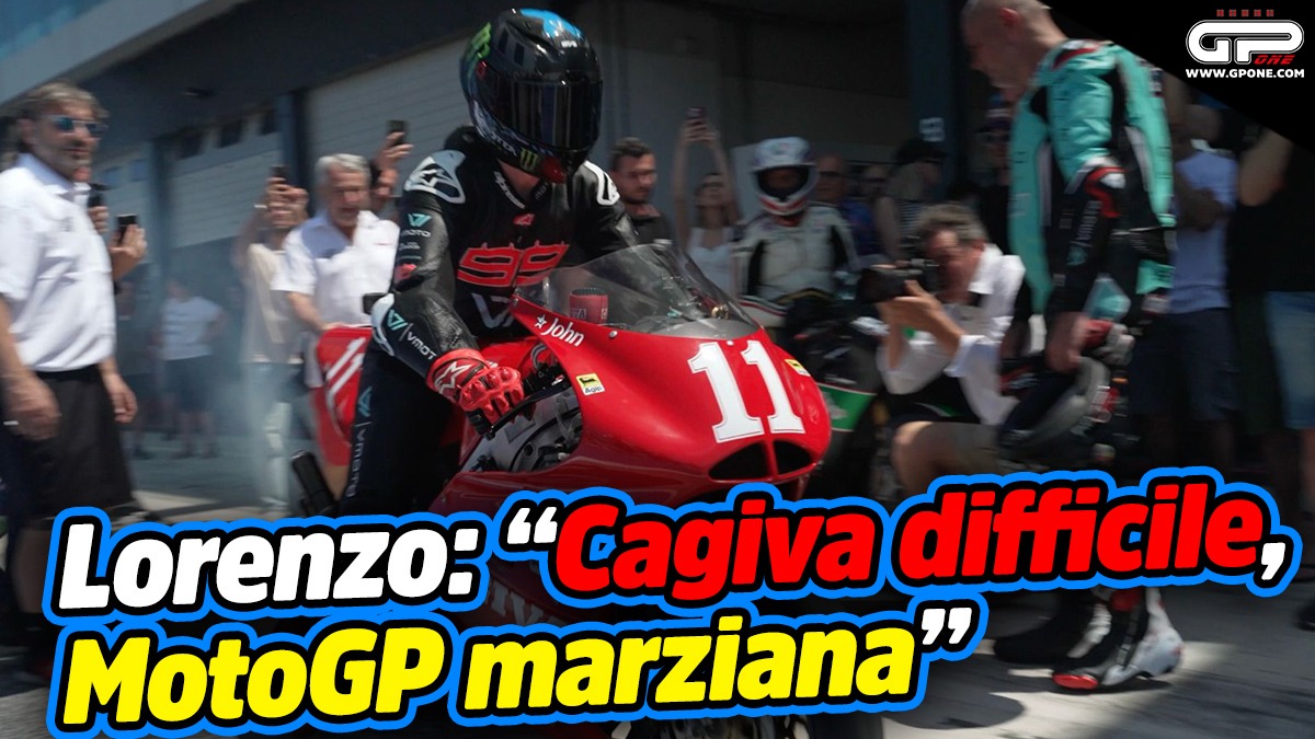 MotoGP, Lorenzo riding Cagiva C594 "More difficult, but MotoGP