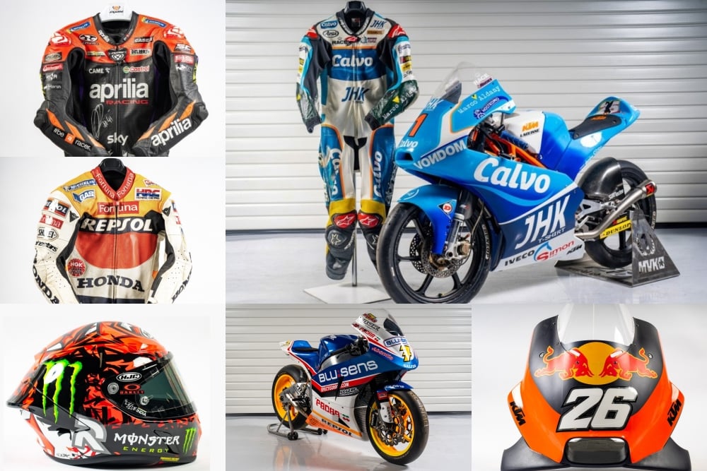 MotoGP, From Vinales' Moto3 to Quartararo's helmet pieces of history