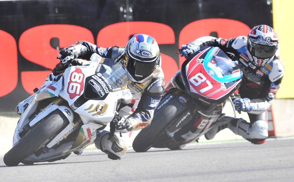 Moto - News: STK: Badovini con il brivido