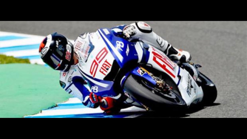 Moto - News: MotoGp, Estoril, libere 2: col sole Lorenzo splende