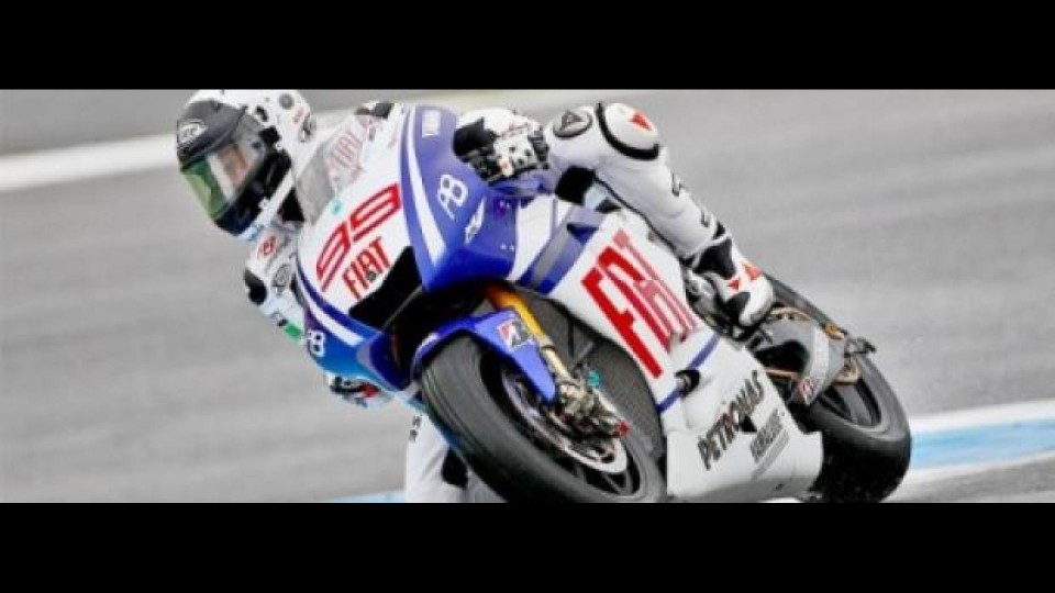 Moto - News: MotoGP, Estoril, libere 3: Ancora Lorenzo al top