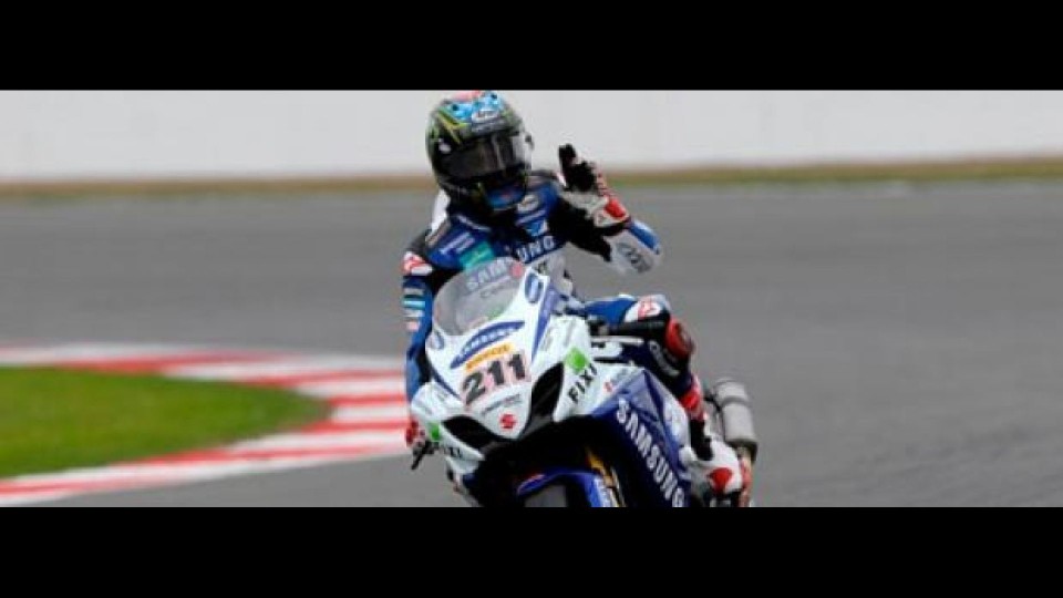 Moto - News: WSBK, Silverstone, Q2: Hopkins va in pole provvisoria