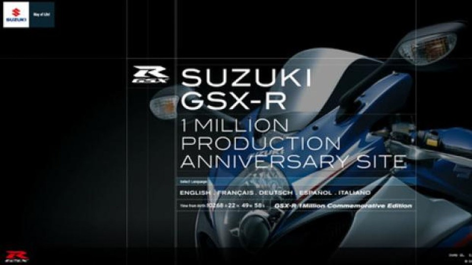 Moto - News: Suzuki: www.gsx-r1million.com, il sito web!