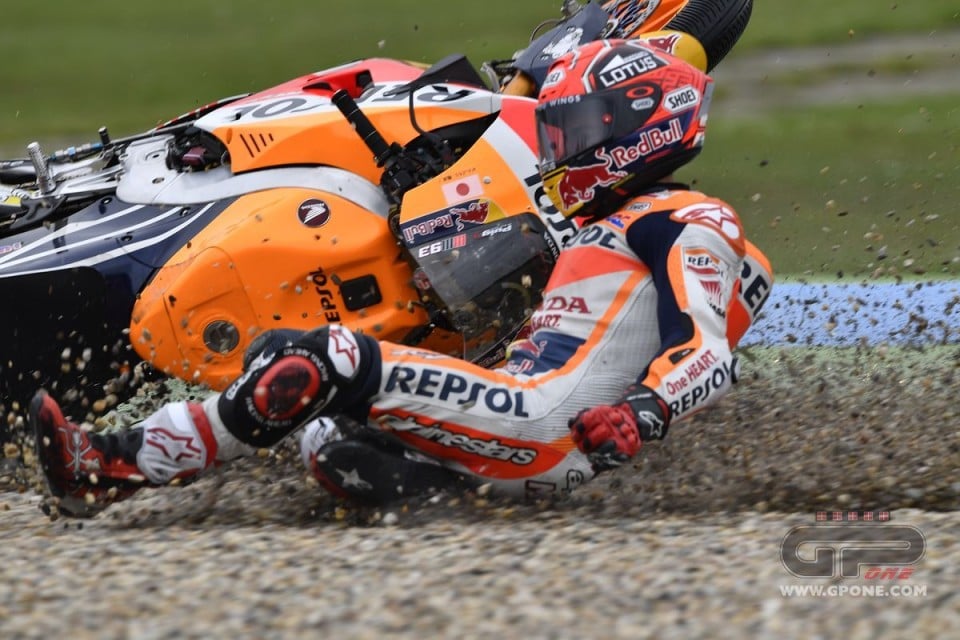 Marquez: I risked more on the scooter than on my bike!