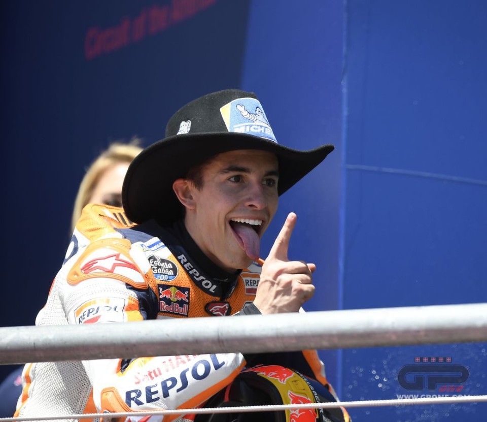 Marquez is frightening, his smile his armour