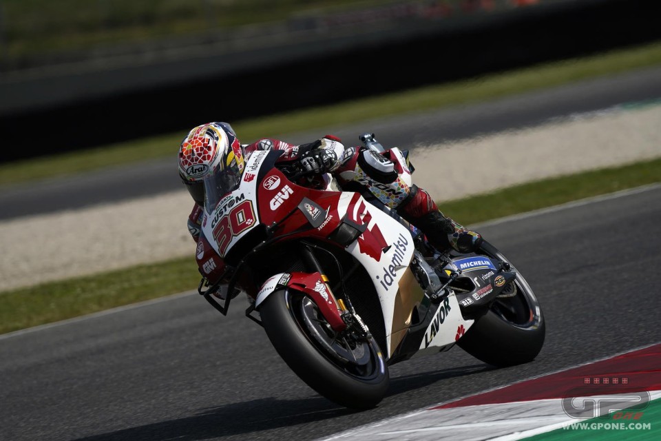 MotoGP: Nakagami regala il Warm Up alla Honda al Mugello: Zarco 2°, Rossi 17°