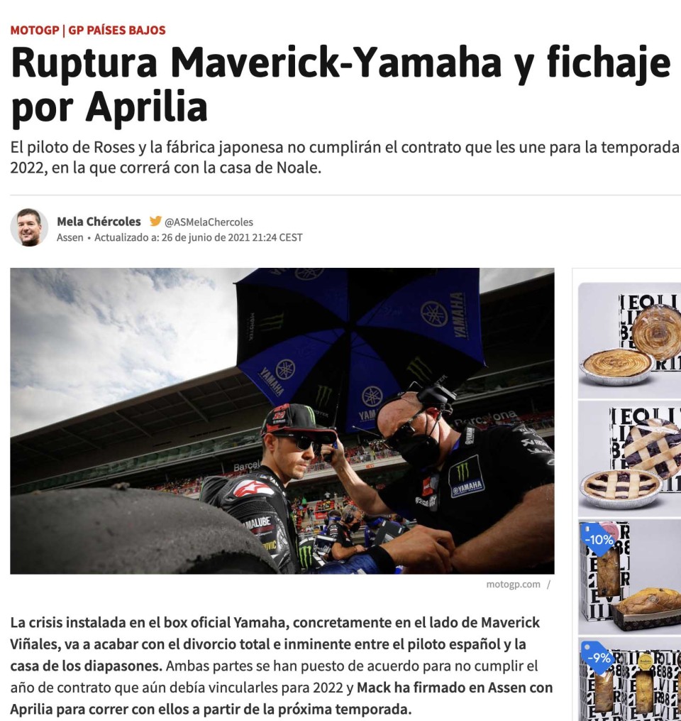 MotoGP: Spain agrees: Vinales will leave Yamaha for Aprilia