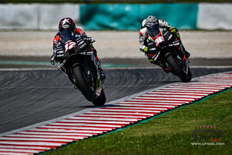 MotoGP: A Sepang Vinales e l'Aprilia davanti alle Ducati di Pirro e Bezzecchi