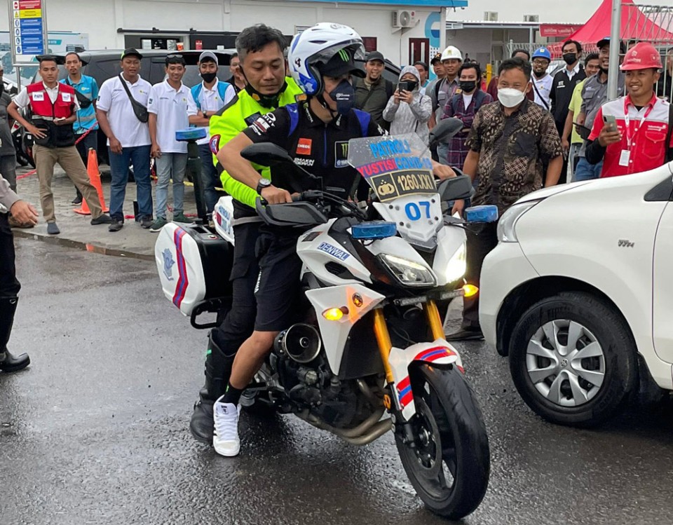 MotoGP: Morbidelli da pilota a poliziotto per non perdere la gara con l'aereo