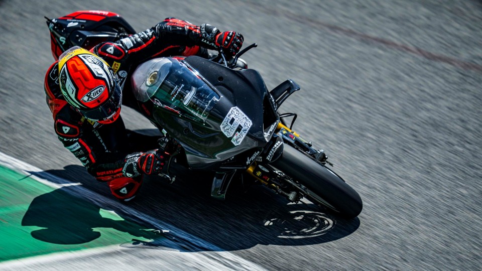 SBK: New swingarm makes Petrucci and Ducati smile at Mugello