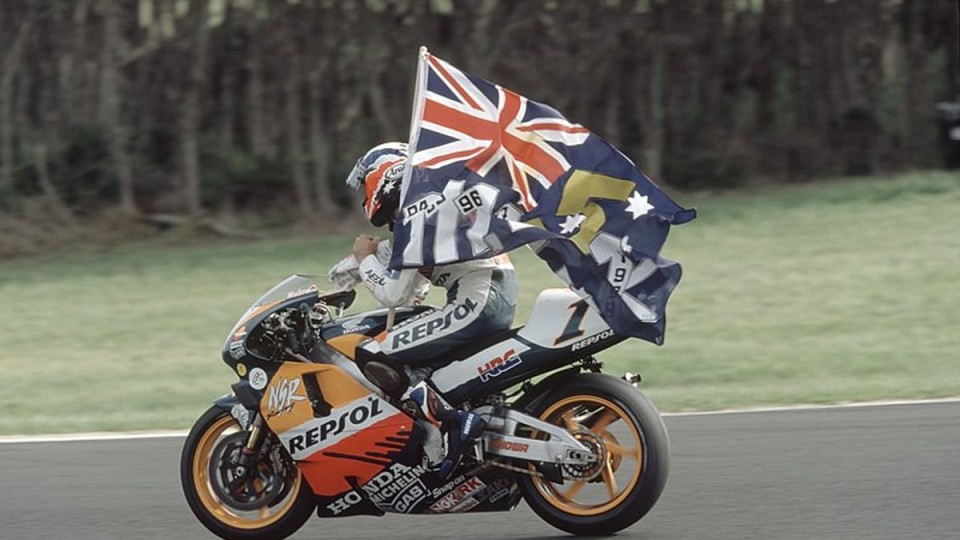 MotoGP: Mick Doohan ha vinto il primo GP di Indonesia nel 1996 con la Honda