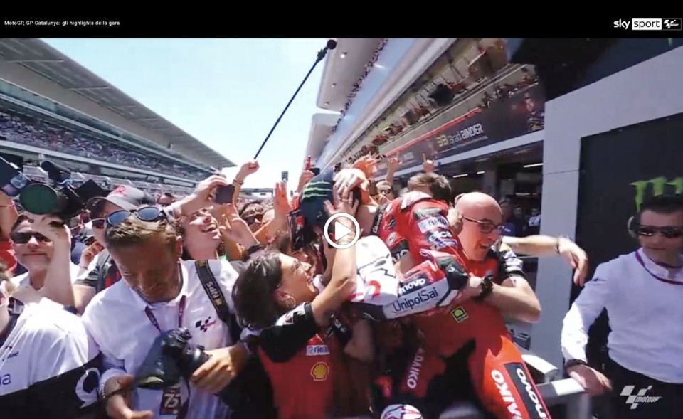 MotoGP: VIDEO - Gli highlights della vittoria di Bagnaia a Barcellona