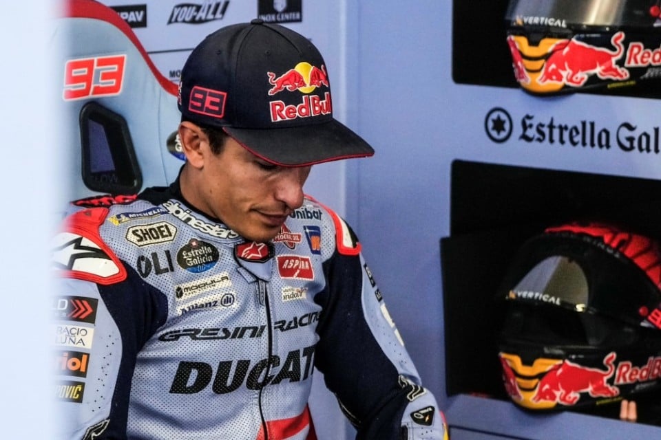 MotoGP: Marc Marquez: “Prima del contatto con Bastianini gestivo la pressione gomme”