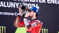 MotoGP: Il podio di Barcellona: Bagnaia, Martìn e Marquez: lotta sul filo