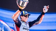 MotoGP: Il podio di Barcellona: Bagnaia, Martìn e Marquez: lotta sul filo