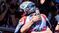 MotoGP: Il podio di Barcellona: Bagnaia, Martìn e Marquez: lotta sul filo