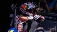 MotoGP: Il podio di Barcellona: Bagnaia, Martìn e Marquez: lotta sul filo