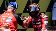 MotoGP: Il podio di Barcellona: Bagnaia, Martìn e Marquez: lotta sul filo