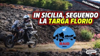 Moto - News: Honda 3 Islands Raid: ultima tappa in Sicilia, seguendo la Targa Florio